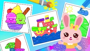 Kids Coloring Book Learn Draw Screenshot 2