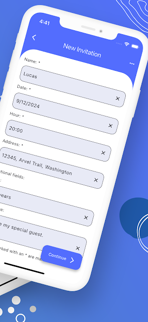 Quick & Easy Invitation Maker Screenshot 2
