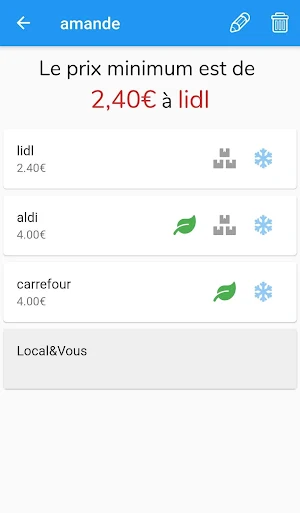 Price Comparator Screenshot 1