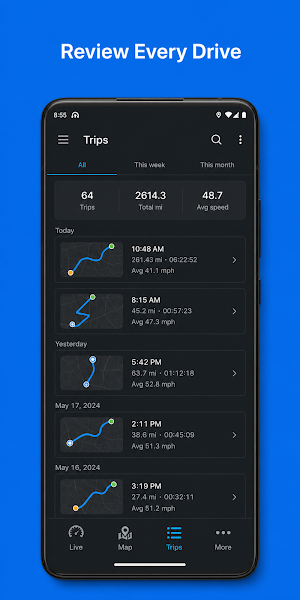 RoadGauge GPS Speedometer Screenshot 1