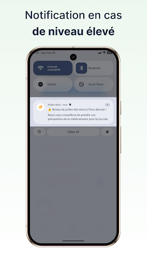 Pollen Info: Alerte & Conseils Screenshot 1