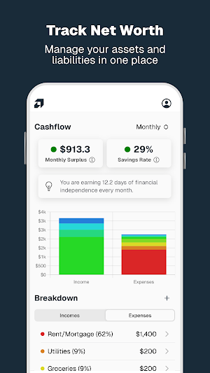 Amplifi: Net Worth Tracker Screenshot 2