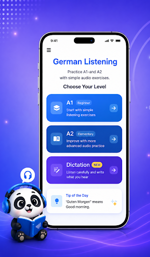 German Listening A1 A2 Screenshot 0