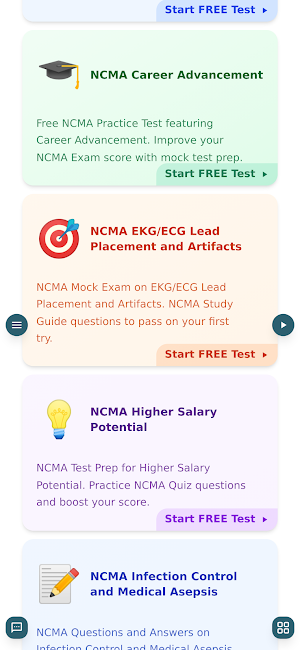 NCMA Practice Test Screenshot 2