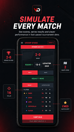 V-Draft: Pro Roster Screenshot 2