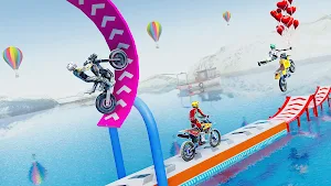 3D Bike Fever:Stunt Bike Games Screenshot 0