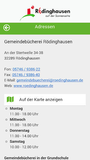 Gemeinde Rödinghausen Screenshot 2