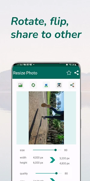 Image Size - Photo Resizer Screenshot 1