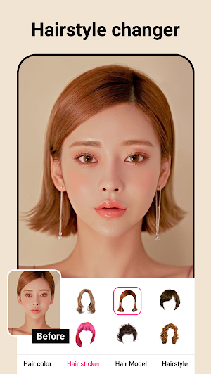 Hair Color Changer Screenshot 1