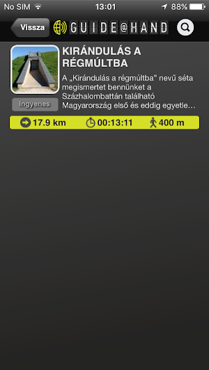 Régészeti Park GUIDE@HAND Screenshot 2