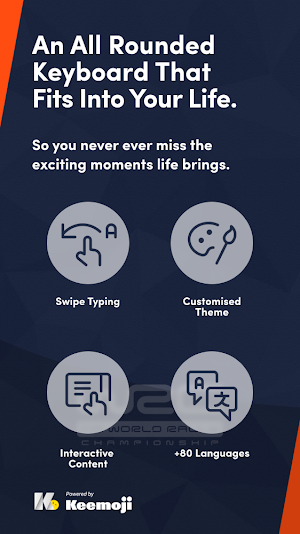 WRC Keyboard Screenshot 1