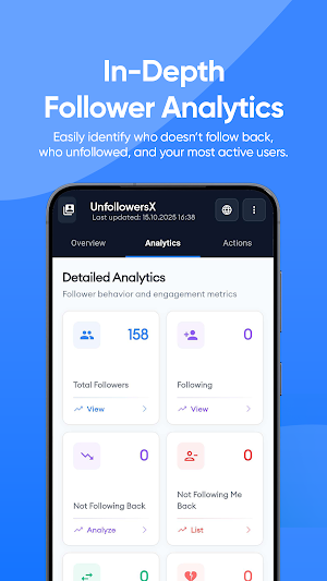 UnfollowersX - Tracker Screenshot 2