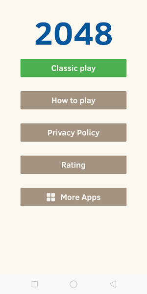2048 Classic Screenshot 0