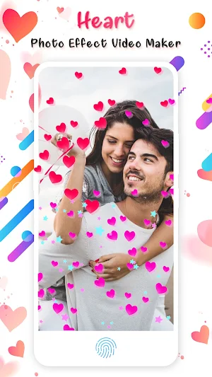 Heart Photo Effect Video Maker with Music Screenshot 0