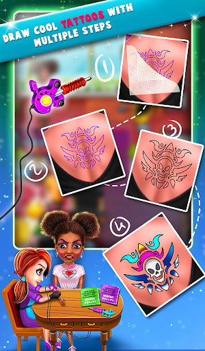Tattoo Dash : Artistic Designs Shop Simulator Game Screenshot 2