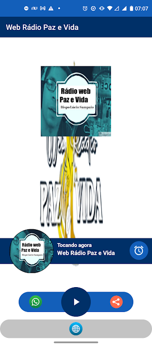 Web Rádio Paz e Vida Screenshot 1