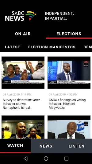 SABC News Screenshot 0
