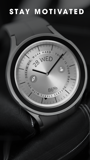 Motivation Wear OS Watch Face Screenshot 3