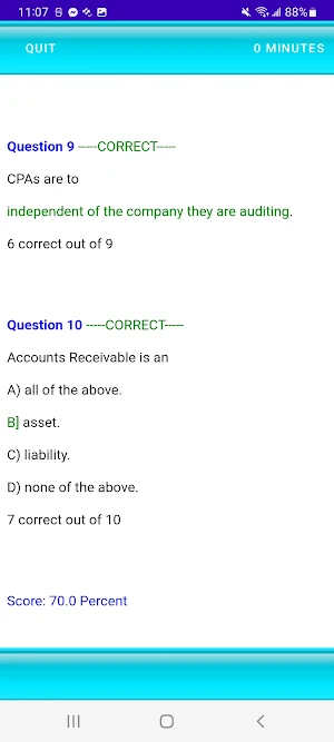 Test Exam Accounting Review Screenshot 3