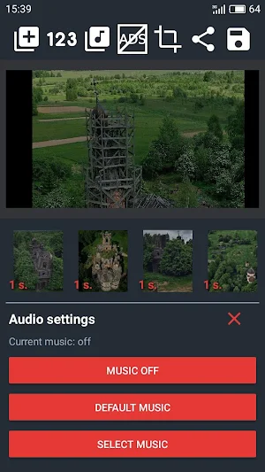 Make a video from a photo with music Screenshot 3