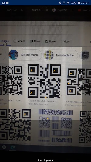 Qr, Barcode, DataMatrix reader Screenshot 1