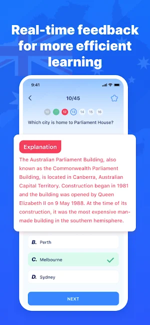 Australian Citizenship Test Screenshot 2