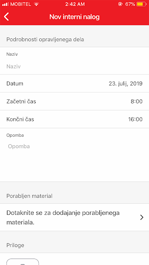Elektro Kovačič CRM Screenshot 1