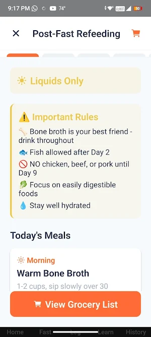 Dry Fast Timer & Refeed Plan Screenshot 3