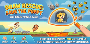 Draw Puzzle : Save Pet Screenshot 1
