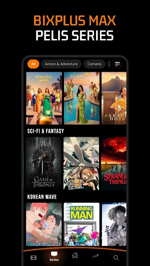 BIXPLUS MAX: +18, PELIS SERIES Screenshot 1