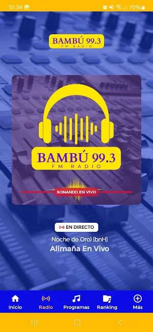 Radio Bambú Screenshot 2