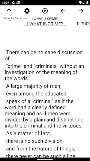 Book, Crime: Its Cause and Tre Screenshot 1