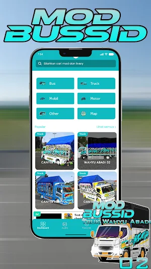 Mod Truk Wahyu Abadi 02 Bussid Screenshot 1