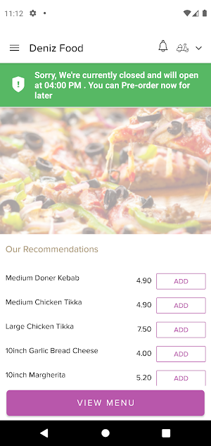 Deniz Food Screenshot 1