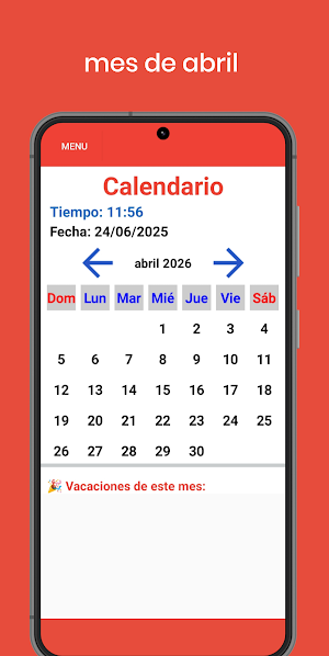 Spain Calendar 2026 - Holidays Screenshot 3