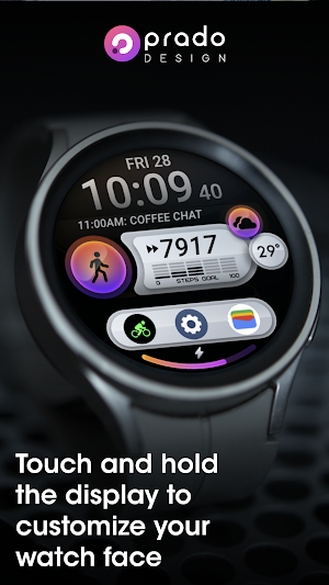PRADO 64 Digital Watch Face Screenshot 2