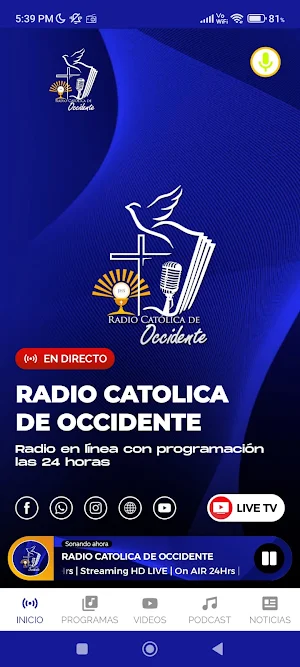 Radio Catolica De Occidente Screenshot 1