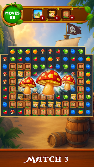 Ocean Treasure: Match 3 Puzzle Screenshot 0
