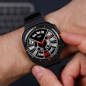 letters minimal watch face Screenshot 0