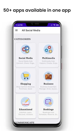All social media app Screenshot 0