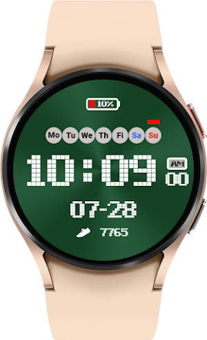 HJ Simple Digital Watch Face Screenshot 3