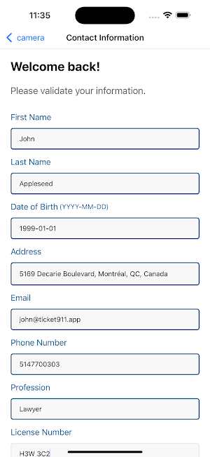 Ticket911 Screenshot 2