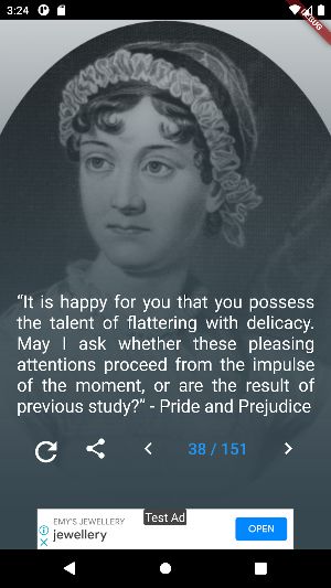 Jane Austen Book Quotes Screenshot 2