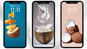 Coconut Aesthetic Wallpaper Screenshot 1