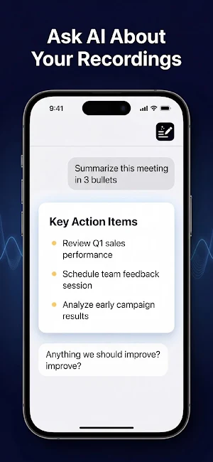 Notie: AI Summary & Note Taker Screenshot 3