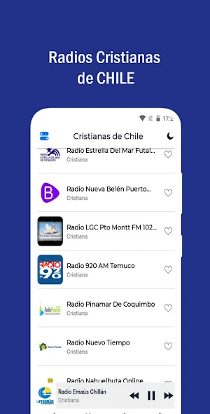 Radios Cristianas de Chile Screenshot 3