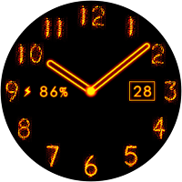 Nixie METAGR Watch face