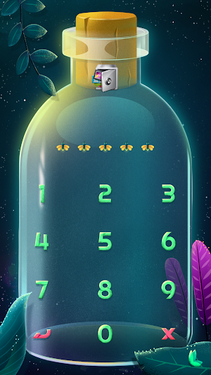 AppLock Live Theme Firefly – Paid Theme Screenshot 1