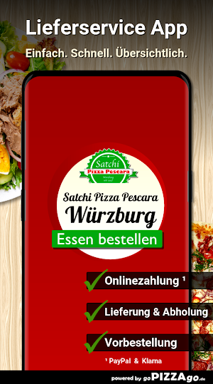 Satchi Pizza Pescara Würzburg Screenshot 0