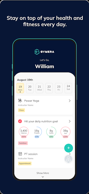 GYMERA Online Screenshot 1